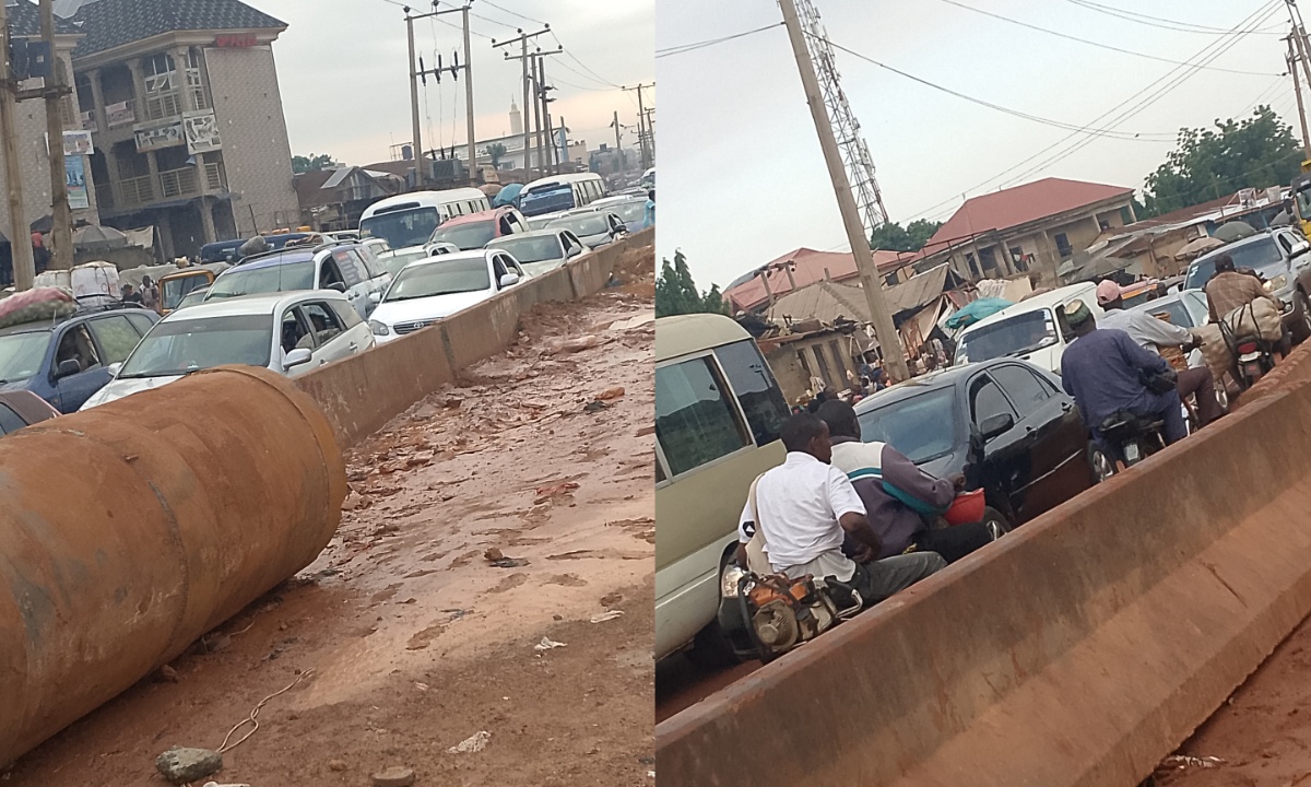 “11KM Traffic Nightmare!” – Abuja Workers Cry Out as Mararaba Gridlock Turns Daily Commute Into Endless Torture